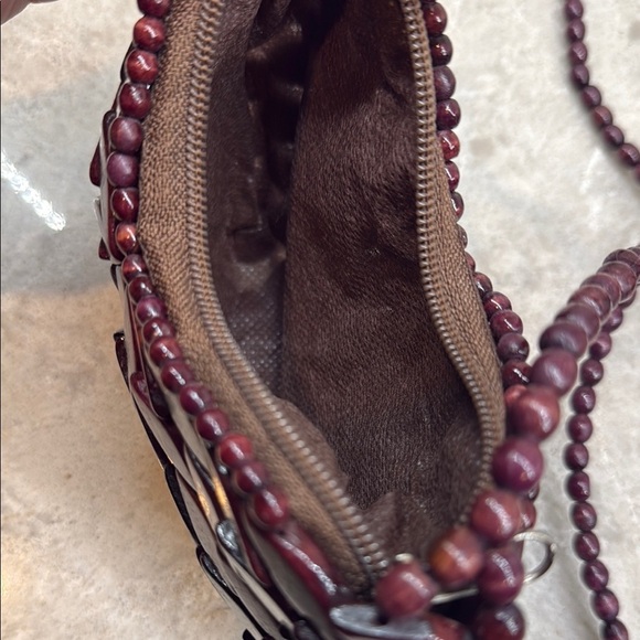 Two Handmade Colorful Beaded Women's Bags - Picture 2 of 13